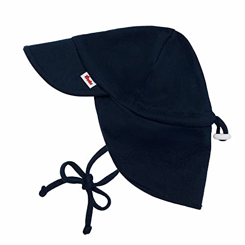 Baby Sun Hat Upf 50+ Uv Ray Sun Protection Infant Summer Swim Hat With Neck Flap Toddler Hats For Boys Girls Navy #TOP1