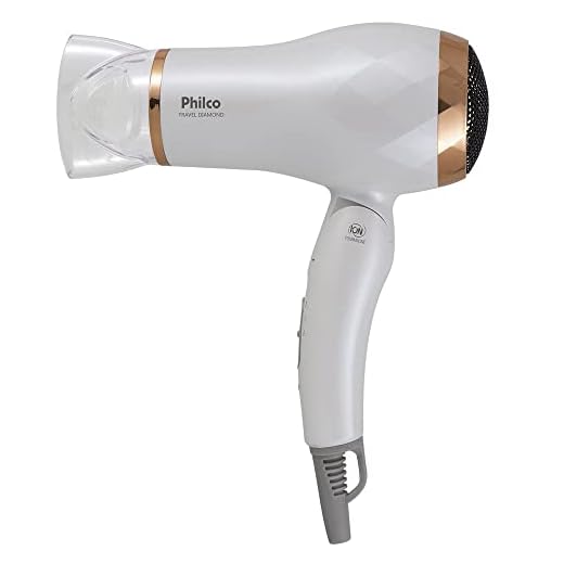 Secador de cabelos Travel Diamond PSC16, PHILCO, Bivolt
