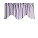 Zen Creative Designs Floral Botanic Print Scalloped Wave Cotton Window Valance Home DÃ©cor Bedroom Nursery Kitchen Window (Lavender)