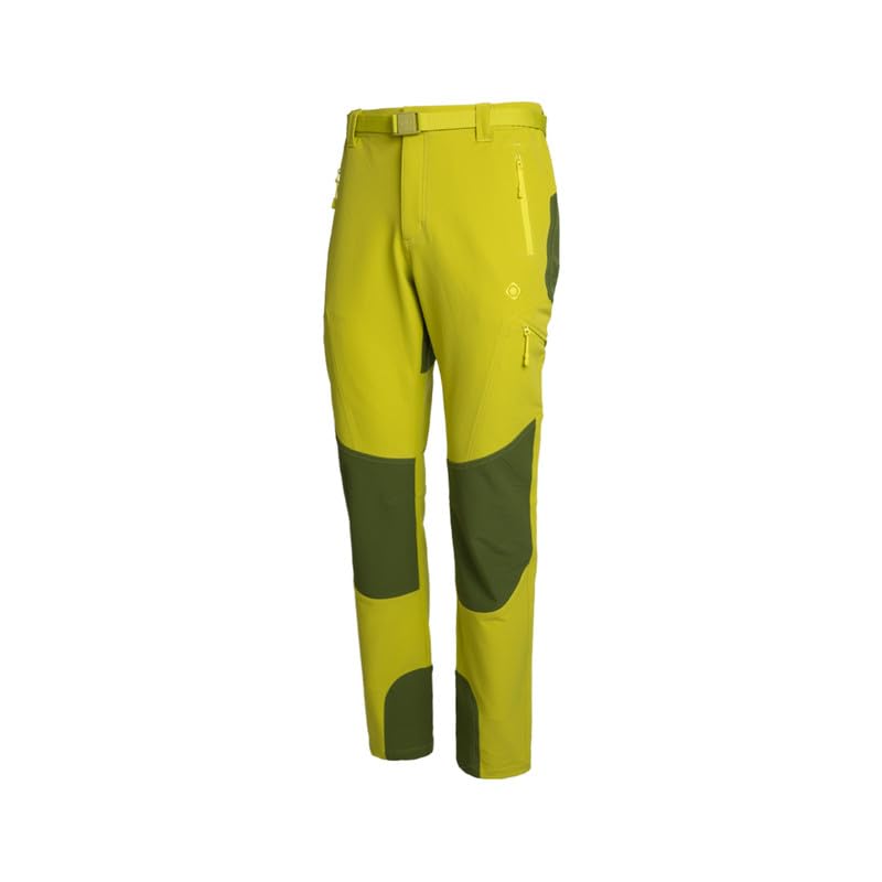 Izas Baltic M FW V2 Pantalón Técnico de Hombre para Senderismo y Trekking con Tejido Mount-Stretch Repelente al Agua, Transpirable y Elástico, Ajuste Ergonómico y Bolsillos con Cremallera