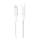Belkin ケーブル USB-A to USB-C 15W急速充電 高耐久 エコ素材採用 1m ホワイト CAB022fq1MWH