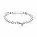 PANDORA Moment Engravable Bar Link Bracelet - Sterling Silver Jewelry for Women - Includes Gift Box - 7.5