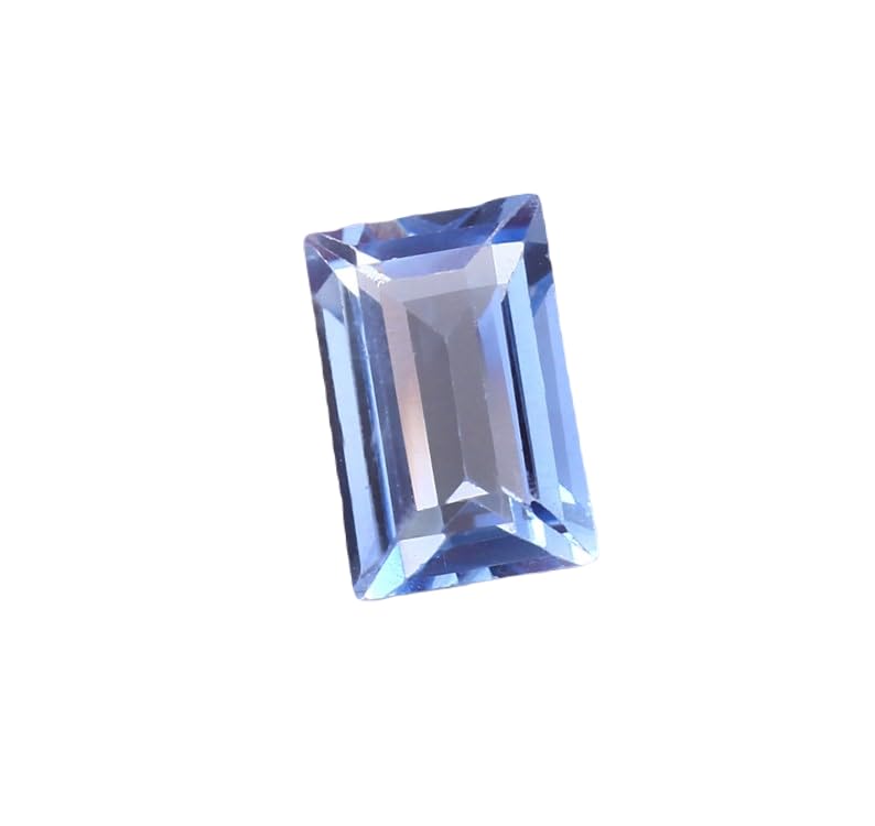 Aigue-marine naturelle 12x8mm pour remplacer une pierre perdue ou créer un bijou DIY