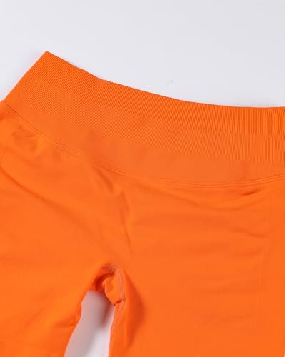 Image of AUROLA Influence Workout Shorts for Women,2.5 3.5 4.5 5.5 6.5 No Roll Up Squat Proof Scrunch Seamless Compression Gym Short