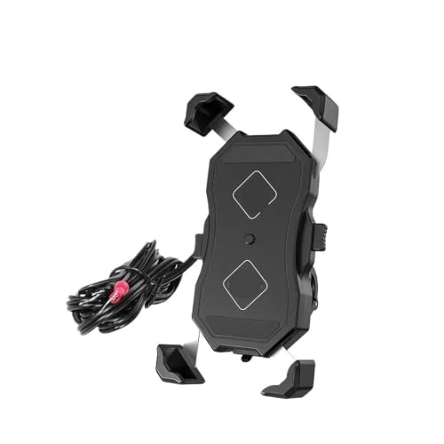 Support de guidon de téléphone portable M11A avec chargeur rapide sans fil contre les vibrations