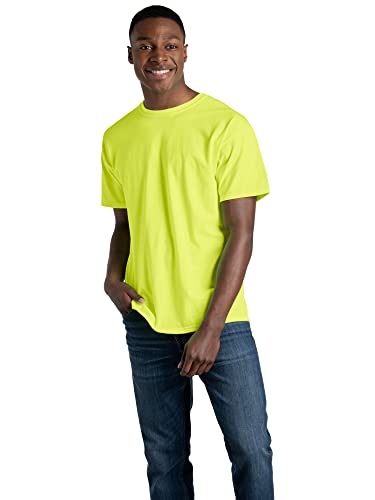 Fruit of the Loom Men's Eversoft Cotton T Shirts, Breathable & Moisture Wicking with Odor Control, Sizes S-4x2