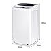 GOPLUS Waschmaschine Vollautomat 4,5 KG, Waschvollautomat mit Schleuder, 10 Programme, LED Dispaly, inkl. Ablaufpumpe, Toplader Waschmaschine ideal für Apartments und Wohnmobile, 50 x 50 x 85 cm