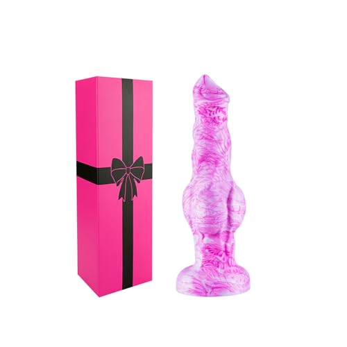 15 cm small Monsterdildo kleiner Anal-Silikondildo mit starkem Saugnapf, weich rosa süßer Fantasy-Drache realistischer Dildo klein, tier alien dildo Hundeknotendildo mit Knoten für frauen männer