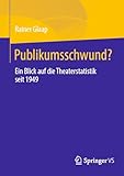 Publikumsschwund?: Ein Blick auf die Theaterstatistik seit 1949