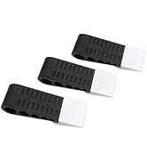 Premium Door Stopper with Wall Mount Holder - Rubber Door Wedge - Available Door Stop in White, G...