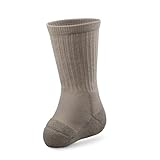 Dr. Comfort Transmet Crew Socks for Partial Foot Amputation (Small (Men's 6.5-8/Women's 7.5-9), Sand)