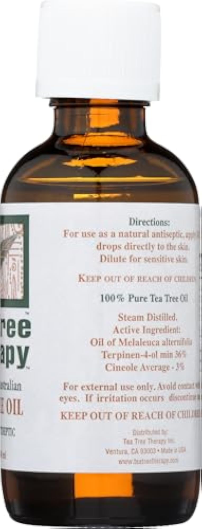 Tea Tree Therapy 100% Pure Australian Tea Tree Oil, 2-Ounce Bottle
