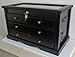 Collector's Choice Knife Display Case Cabinet, Tool Storage cabinet, Solid Wood, Gallery Quality (Black Finish)