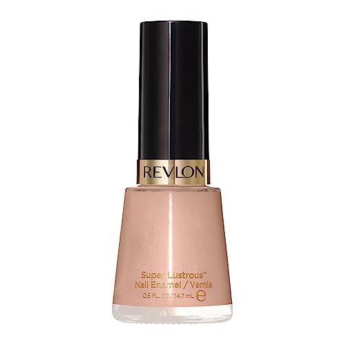 Image of REVLON Nail Enamel, Chip Resistant Nail Polish, Glossy Shine Finish, In Nude /Brown, 705 Gray Suede, 0.5 Oz, 15 Ml
