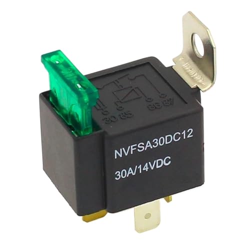 Relais automatique 4 broches 12V 30A avec fusible intégré pour circuit auto