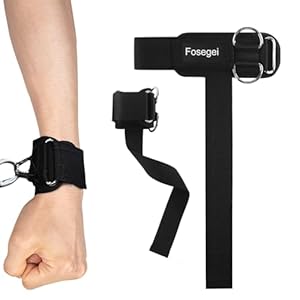 Weightlifting Straps with D Ring, Wrist Support for Men, Heavy Duty Thick Comfortable Lifting Straps, Adjustable Lifting Wrist Straps for Gym – Men & Women