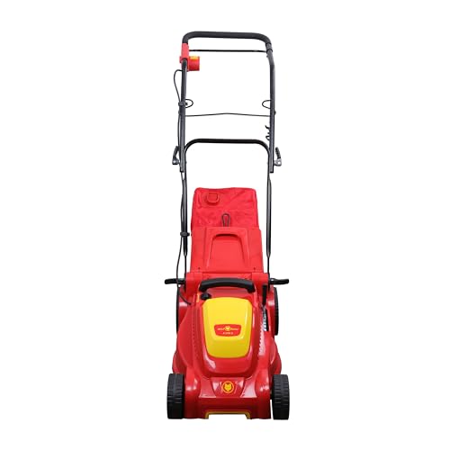WOLF-Garten 18BKMJL2650 1800W 3500 RPM Electric 3-in-1 Lawn Mower, 16"(40cm) Winged Blade, Max. Mowing Area 450 Metre Square, 45L Grass Catcher Capacity,Soft Grip Handle, Cable Not Included, A 400 E