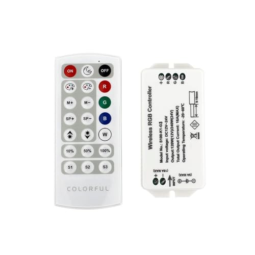 Contrôleur de bande lumineuse RGB 2.4G idéal pour éclairer votre salon