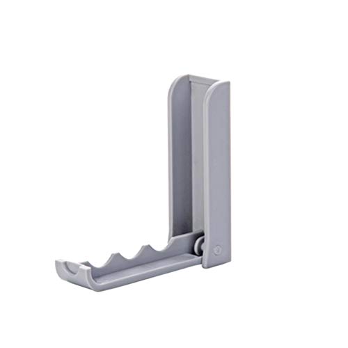 Toyvian 2 ganchos dobráveis adesivos sem perfuração, ganchos para porta de parede para casaco, toalh