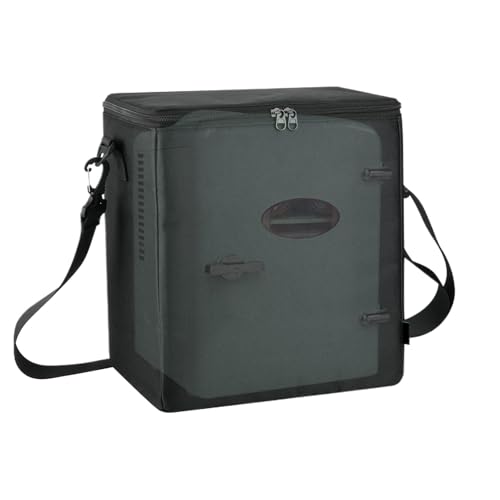 Bolsa portátil para frigorífico, maletín para frigorífico, organizador de con cremallera de nailon, protección portátil para congelador con correa para el hombro, organizador de juguetes