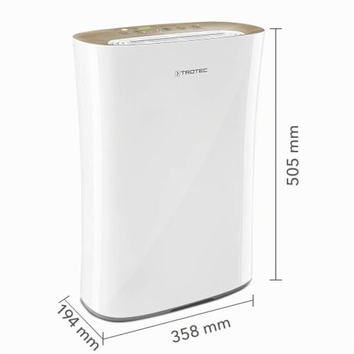 TROTEC Luftreiniger AirgoClean 110 E - HEPA-Filter für Allergiker - Räume bis zu 25 m²/63 m³, Gebläsestufen 4, entfernt 99… – Ansicht 3