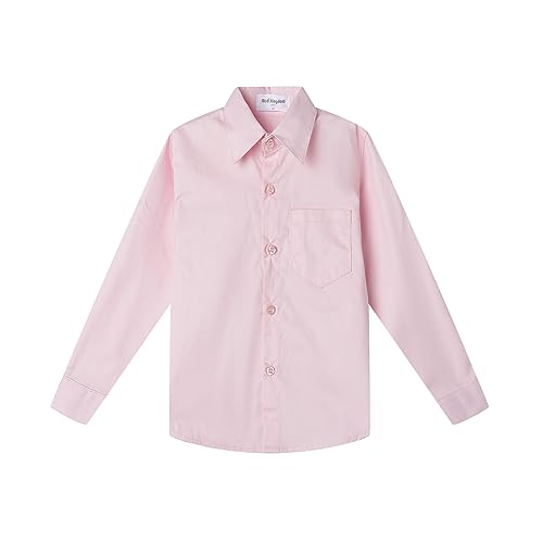 Mud Kingdom ZS0834 Jungenhemd Rosa Langärmlig