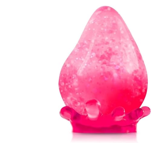 Pelota de Juguete Antiestrés, Bolas Antiestres Juguete Pelota, Pelota Antiestrés Cubo Rosa, Bolas Destellantes Antiestrés para TDAH Ansiedad Autismo, Juguetes para Niños y Adultos