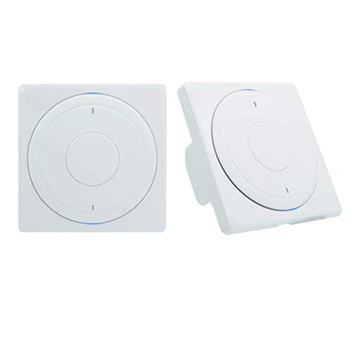REAFOO - Interruptor inteligente de pared con mando a distancia y control de voz, compatible con Alexa, Google Home, cable de 2,4 GHz, no necesita
