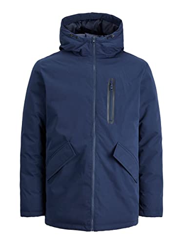 JACK & JONES Male Parka Kapuzen, 12218092, Navy Blazer