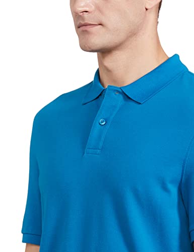 Image of Marks & Spencer Men's Polo T Shirt (T28 5032M Turquoise M)