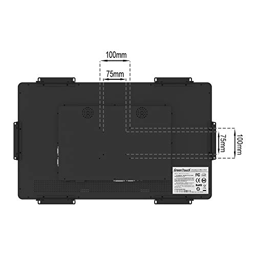 Image of GreenTouch 27 inch 10 Points PCAP Open Frame Touch Screen LCD Display Monitors HDMI+VGA+DVI 1920x1080 Black