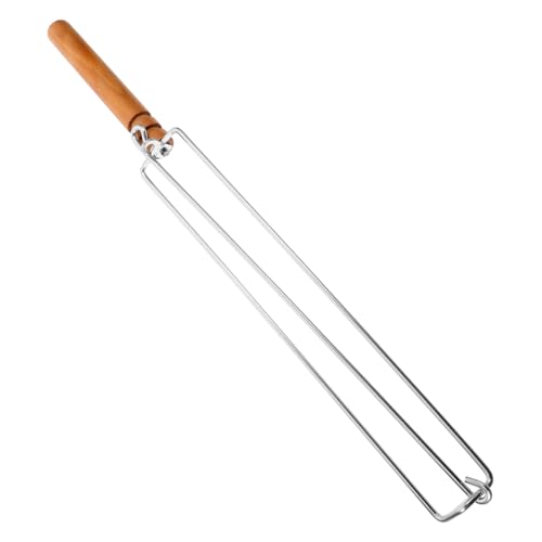 ibasenice Parrilla De Barbacoa para Asar Alitas De Pollo Herramienta De Acero Inoxidable para Barbacoa Al Aire para Camping y Picnic
