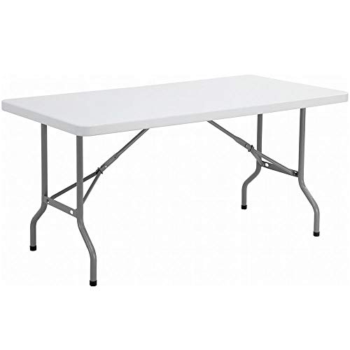 SHOWAY 1.8M 6Ft Foldable Lightweight Table Durable Outdoor And Indoor Portable Colour White Lc-1.8M-6Ft-08