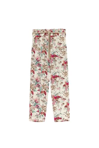 Pantalon Meridagi Le Temps des Cerises motif tropical anti chaleur