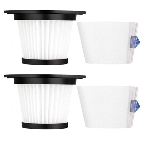 JoyousMall Lot de 2 filtres lavables compatibles avec les aspirateurs sans fil H.Koenig UP600 UP810 et PowerClean, pièces de rechange réutilisables
