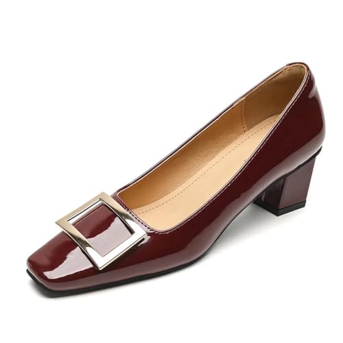 Escarpins à talon carré femme chaussure habillée mariage confort