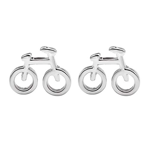 Bobury 1 Par Hermosas Mujeres de la Muchacha del Estilo de Corea del Pendiente de Bicicletas Anillos de la aleación de la Vendimia del oído del oído del Perno Prisionero Simple Cover
