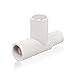 Leviton 16A21-UW Female Male, Multi-Way Connector, Paralleling Tee, 400A, Taper Nose, Commercial Grade, ECT Cam-Type, White