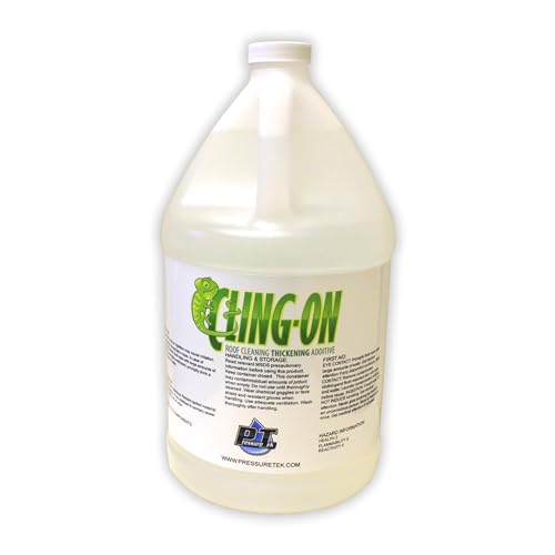 Cling On: Apple Scented Roof Surfactant and Roof Wash Additive for Even Distribution and Easy Rinsing, 1 Gallon (1)