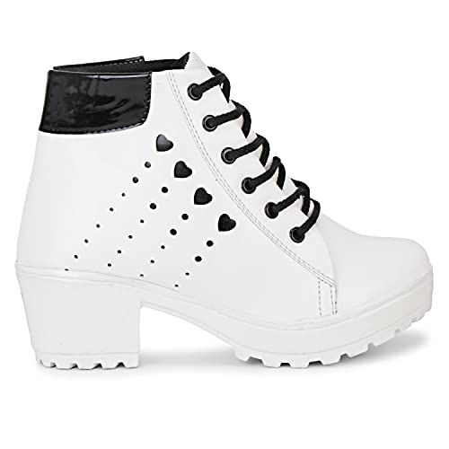 Image of KRAFTER Women's and Girls High Ankle Denim Stylish Boots