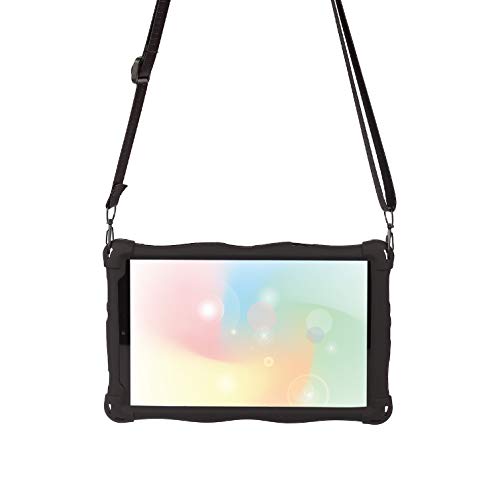AKNICI-Funda-Antichoque-para-AOYODKG-H8-H6TECLAST-P80Samsung-Galaxy-Tab-A7-Lite-de-87Tab-A-80-2019-T290-T295-T297MatrixPad-S8DUODUOGO-E8Haehne-8-Correa-de-Hombro-y-Lapiz-Tactil-Negro