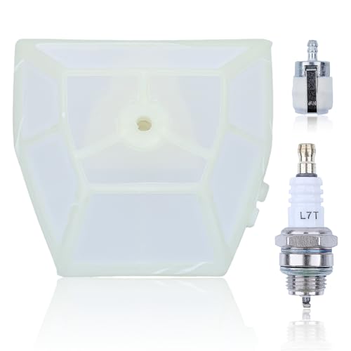Haishine Filtre à air pour Echo tronçonneuse CS-590 CS-610 CS-600P CS-620 pieces detachees avec Bougie D'allumage Filtre à Huile Remplace P021016370