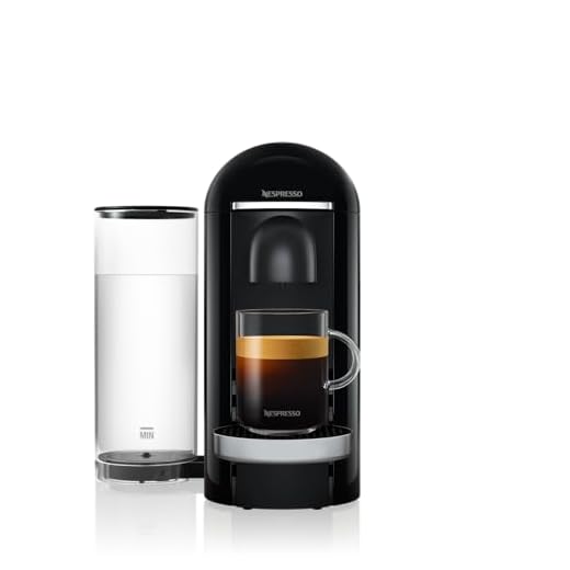 Nespresso Cafetera Vertuo Plus, Color Negra + Café de Regalo
