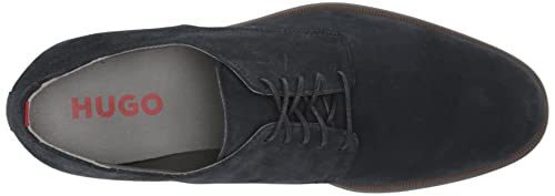 Image of HUGO Men's Smooth Suede Lace Up Derby Dress Shoe