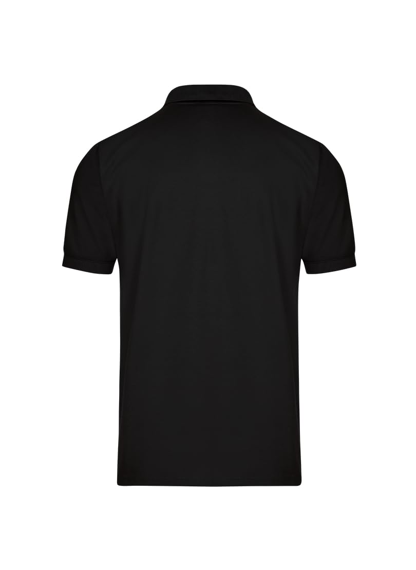 Trigema Polo da Uomo, Nero, 3XL