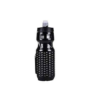 jiejie store Fietsen Magnetische Fles Fiets 710 ml Waterfles Fiets Draagbare Ketel Sportwater Plastic Fles Accessoires 100% nieuw en van hoge kwaliteit: oppervlaktetextu (Color : Black)