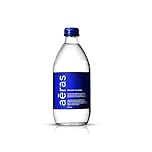 Aeras Still Natural Mineral Water, Premium Glass Bottle Drinking Water, Each Pack of 12 (12x330ml)
