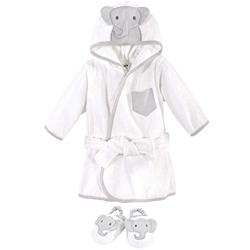 Image of Hudson Baby Unisex Baby Cotton Animal Face Bathrobe