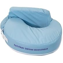 My Brest Friend Super Deluxe Nursing Pillow for Breastfeeding and Bottlefeeding with Lumbar Support, Convenient Pocket and Removable Slipcover, Professional