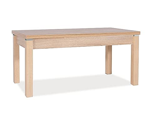 Ławostół KLEOPATRA kolor dąb sonoma 124(164) x64x59(71), klasyczna, rozkładana, Signal